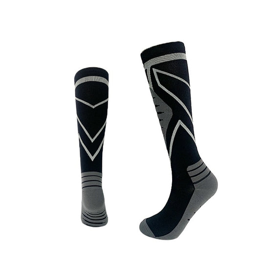 Bas de compression graduée. Graduated compression socks.